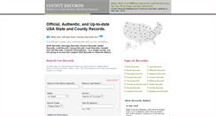 Desktop Screenshot of county-records.ws